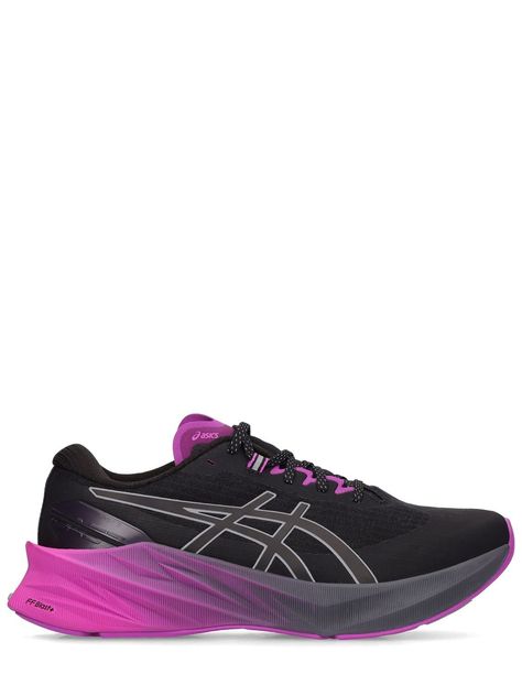 Asics Asics Novablast 3, Running Sneakers, Brooks Sneaker, Hoka Running Shoes, Running Shoes, Running, Sneakers, Purple, Black