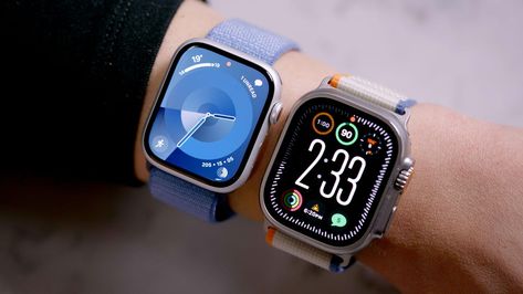 Apple Watch Series 9 vs. Ultra 2: Don't Get the Wrong One Apple Wrist Watch, Compass App, Apple Watch Design, Digital Crown, Kid Tablet, Health Tech, Small Case, High End Watches, Watch Ultra