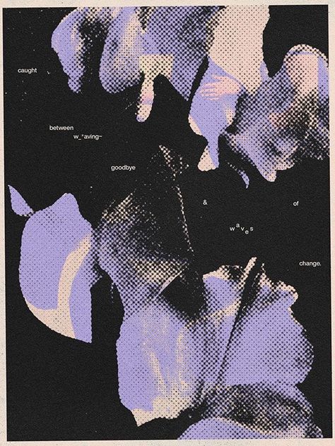 Screen Print Graphic Design, Halftone Poster, Halftone Graphic, Screen Print Art, Zine Design, Texture Graphic Design, Collage Poster, Flower Graphic, Doja Cat