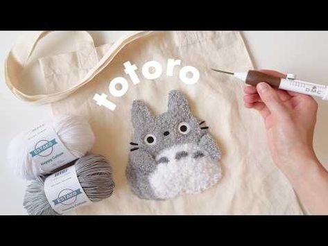 (648) I learned how to PUNCH NEEDLE in just 7 days 🌱 - YouTube How To Punch, Cute Craft, Punch Needle, Cute Crafts, Arts And Crafts, Super Cute, Sewing, Crochet