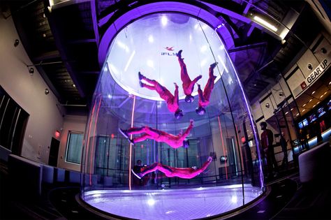 Yes yes - I want to do this. iFLY - The Flying Experience Ifly Indoor Skydiving, First Time Flyer, Indoor Skydiving, Wind Tunnel, Chicago Suburbs, Door Upgrade, Texas Travel, Booking Flights, Door Makeover