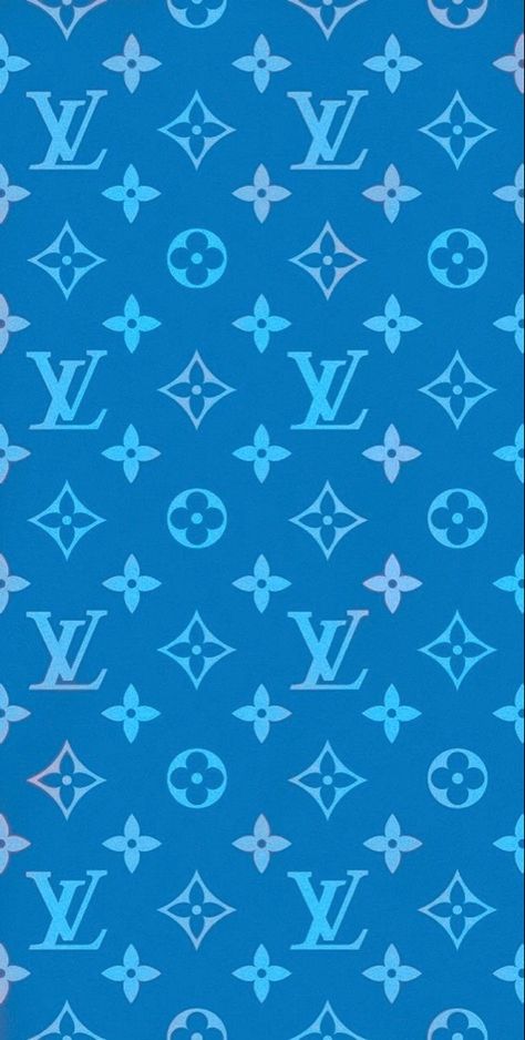 Louis Vuitton Logo, Fun Wallpaper, Blue Aesthetic Pastel, Luxury Wallpaper, Screen Saver, Aesthetic Pastel, Logo Background, Iphone Background Wallpaper, Seamless Background