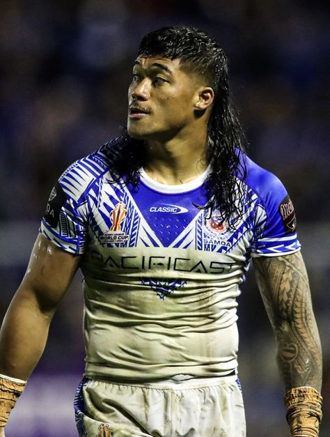 Rugby Mullet, Brian To’o, Boyish Hairstyle, Samoan Men, Penrith Panthers, Rugby Men, Rugby Player, Men Hairstyle, Twitch Streamer