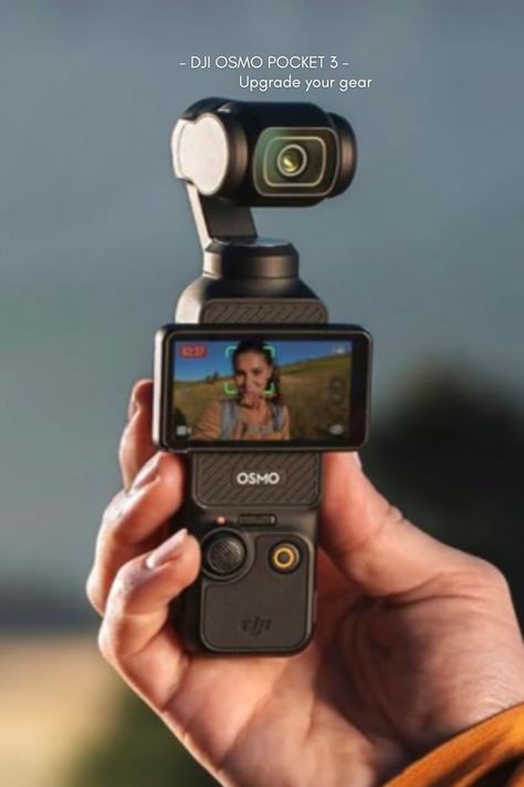 Vlogging Camera with 1'' CMOS & 4K/120fps Video, 3-Axis Stabilization, Face/Object Tracking, Fast Focusing, Mic Included for Clear Sound, Small Camera for Photography Manifestation List, Camera For Photography, Best Cameras For Travel, Best Vlogging Camera, Tech Gadgets Technology, Film Equipment, Film Camera Photography, Osmo Pocket, Phone Clip