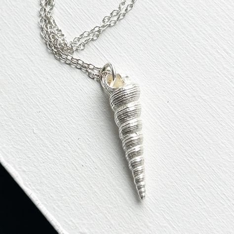 Auger shell or turret shell or screw shell or tower shell......... ....................unicorn horn?? 🦄🦄 You can find this gorgeous little fella (and the new whelk shell necklaces) listed on the @britishcrafthouse. 🔗 in bio will take you right there. #doyoubelieveinunicorns #augershell #scottishjewellery #madeinscotland #shesellsseashells #beachmemories #nairnbeach #silvercrew #Scottishmade #tbchseller Auger Shell, Whelk Shell, Scottish Jewellery, She Sells Seashells, Unicorn Horn, Shell Necklaces, Horn, Screw, Shells