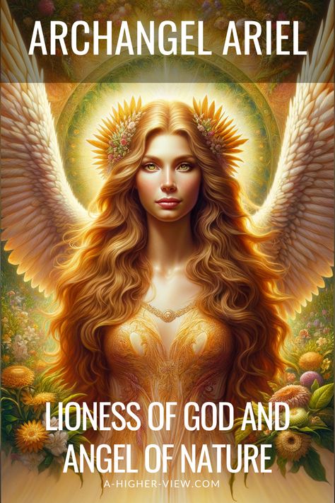 Lioness Of God, List Of Archangels, Lion Of God, Ariel Images, Archangel Ariel, Archangel Raguel, Angel Hierarchy, Seraph Angel, World Animals