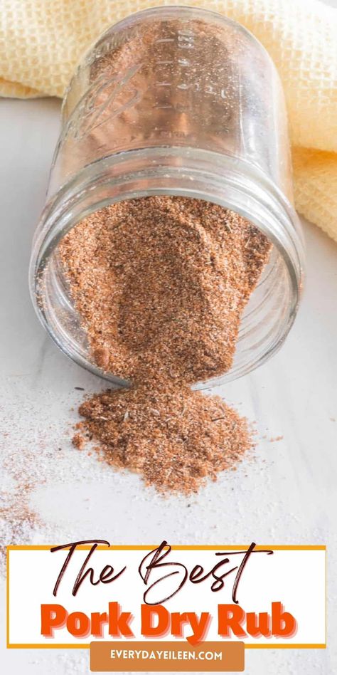 Dry Rub For Pork Roast, Dry Rub For Pork Shoulder, Mustard Rub For Pork, Pork Roast Rub Recipe, Pork Loin Rub For Smoker, Seasoning For Pork Roast, Pulled Pork Seasoning Dry Rubs, Pork Rub For Pulled Pork, Pork Rub Recipe Dry