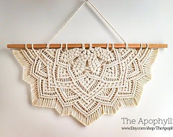 Traditional Tattoo Back Piece, Light Purple Wall, Macrame Boho Decor, Diy Macrame Wall Hanging, Art Macramé, Macrame Wall Hanging Large, Mandala Circle, Macrame Mandala, Wall Hanging Designs