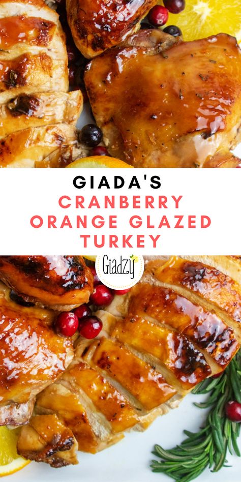 Turkey Brine With Cranberry Juice, Cranberry Orange Turkey Brine, Turkey With Cranberry Glaze, Orange Glaze Turkey, Turkey With Cranberry Sauce, Turkey Sauce Thanksgiving, Orange Stuffed Turkey, Cranberry Orange Glazed Turkey, Turkey With Orange Inside