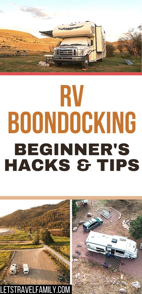 Dry Camping Tips, Rv Tips For Beginners, Glamping Ideas Rv Camping, Boondocking Tips, Boondocking Rv, Boondocking Camping, Rv Boondocking, Glamping Ideas, Rv Camping Tips