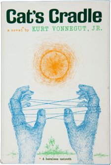 Cat's Cradle (Kurt Vonnegut) One of my favorite ,if not favorite, Vonnegut books. Cat's Cradle, Book Bucket, Cats Cradle, Kurt Vonnegut, The University Of Chicago, Banned Books, Science Fiction Fantasy, Fantasy Books, Hardcover Book