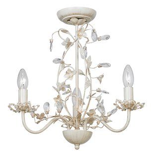 Wayfair.co.uk - Shop Furniture, Lighting, Homeware & More Online Nursery Chandelier, Painted Chandelier, Bathroom Crafts, Cute Nursery, Flower Chandelier, Arm Chandelier, Candle Style Chandelier, 3 Light Chandelier, Semi Flush Ceiling Lights