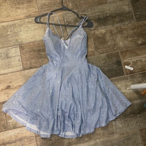 Light Blue Glitter Windsor Light Blue Glitter Dress Short, Light Blue Semi Formal Dresses, Light Blue Prom Dress Short, Dress Short Sparkle, Light Blue Dress Short, Sparkly Blue Dress, Dresses For A Dance, Prom Dresses Short Blue, Dresses Light Blue