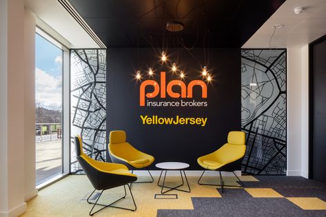 Plan Insurance Offices - Redhill Insurance Office Design, Insurance Office, Decorating Office, Office Graphics, Small Office Design Interior, Agency Office, Office Wall Design, Design Desks, Small Office Design