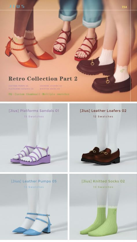 Sims 4 Mm Cc Shoes, Sims 44 Cc Shoes, Sims 4 Maxis Match Shoes Cc, Sims 4 Mm Shoes, Sims 4 Ballet Flats, Maxis Match Cc Shoes, Sims 4 Vintage Shoes, Sims 4cc Shoes, Ts4cc Shoes