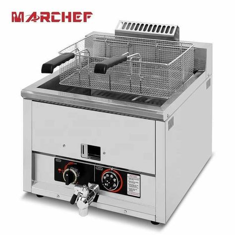 17L Sing Basket LPG Gas Deep Fat Fryer/Donut Fryer/Funnel Cake Fryer/Churros Fryer GF-17H （CE Certified）  ✔ Units ship natural gas or liquid propane gas (LPG) (please specify when ordering) ✔ Flameout protection,automatically cut off gas under flame-out. ✔ Stainless steel 201 structure ensure longer life ✔ Durable Frying pan basket with handle ✔ Non-skid rubber feet prevent slipping ✔ Precision imported thermostat  Pls inquiry to text me or WA.ME :+86-18458717595, Email : sea894@126.com Gas Lpg, Electric Fryer, Deep Fat Fryer, Lpg Gas, Basket With Handle, Funnel Cake, Text Me, Propane, Frying Pan