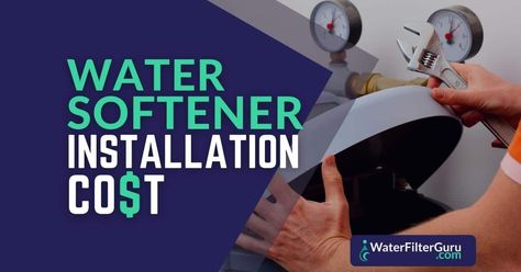 Buying a water softener doesn't only involve paying for the system itself. Most people choose to get their water softener system installed by a professional, which adds an extra few hundred dollars onto the upfront bill. Even if you choose to install a water softener yourself, you'll likely have to pay for parts and tools to install the system. TL;DR If you want to know the cost of a water softener installation Water Softener System, Water Softeners, Reverse Osmosis System, Is It Worth It, Diy Water, Plumbing System, Water Softener, Soft Water, Reverse Osmosis