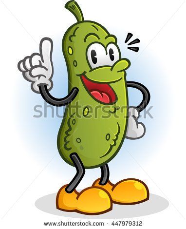 Pickle Cartoon Retro Styled Character Pickle Cartoon, Cartoon Pickle, Finger Illustration, Taco Food, Fruit Cartoon, Cartoon Mascot, Character Types, Retro Cartoon, Rock Painting Designs