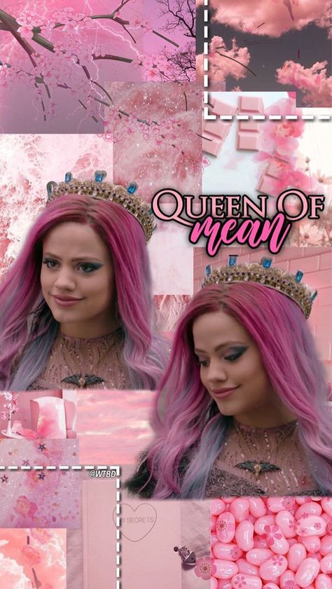 Credits: @waystobedescender on instagram Audrey Descendants, Disney Descendants Characters, Descendants Pictures, Disney Descendants Movie, Descendants Characters, Sarah Jeffery, Mal And Evie, Disney Descendants 3, Disney Theory