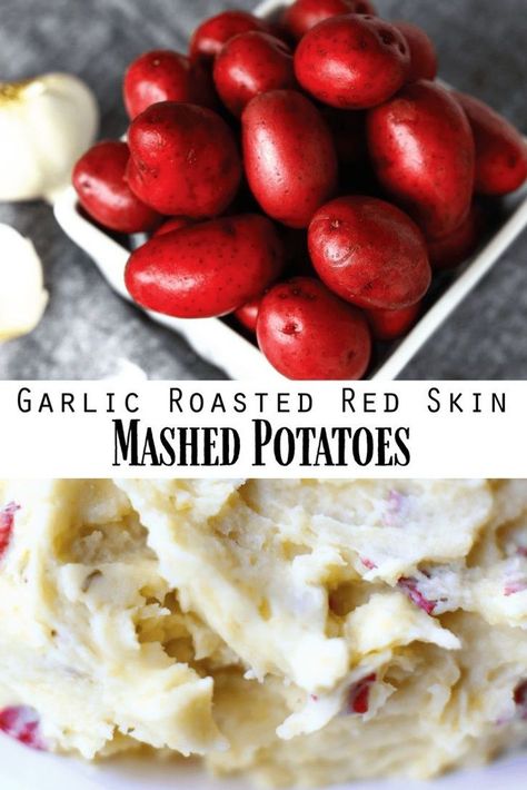 Roasted Mashed Potatoes, Red Skin Mashed Potatoes, Bbq Side Dish Recipes, Mashed Red Potatoes, Bbq Side Dishes Recipes, Side Dishes Recipes, Dressing Recipes, Vegetable Side, Instapot Recipes