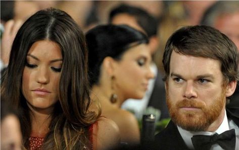 Jennifer Carpenter Michael C Hall at the Dexter SAG Table Michael C Hall And Jennifer Carpenter, Jennifer Carpenter, Michael C Hall, Dexter Morgan, Cheating Husband, Screwed Up, Dexter, Things To Think About, Looks Great