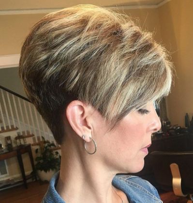 stacked pixie haircut - Yahoo Search Results Kort Bob, Wedge Haircut, Modern Short Hairstyles, Straight Blonde Hair, Modern Pictures, Short Pixie Haircuts, Cute Hairstyles For Short Hair, Pixie Bob, Short Hair Haircuts