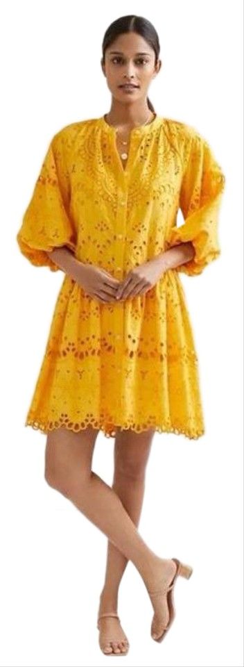 Eyelet Dress Outfit, Jean Stoffer Design, Summer Wedding Guest Dresses, Summer Wedding Guest, Wedding Guest Dresses, Eyelet Dress, Wedding Guest Dress Summer, Puffed Sleeves, 50 Fashion