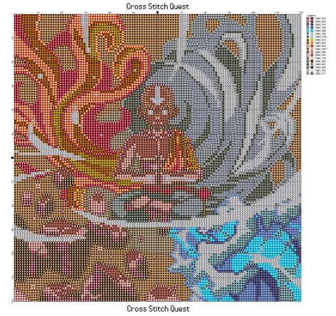 Avatar Cross Stitch, Stitch Pics, Pokemon Cross Stitch Patterns, Perler Designs, Geek Cross Stitch, Pokemon Cross Stitch, Dmc Cross Stitch, Four Elements, Pixel Crochet