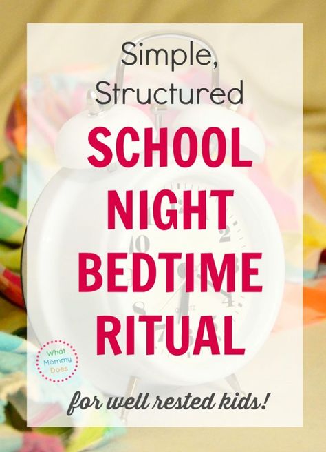 Simple, Structured School Night Ritual (to ensure well rested kids!) - School Night Routine, Kids Bedtime Routine, Bedtime Ritual, Well Rested, Back To School Hacks, Kids Bedtime, And So It Begins, School Night, Kids Night