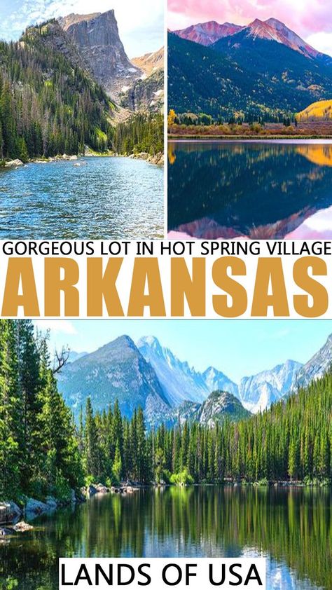 Lot Near Hot Spring Village | Arkansas Living Ideas | Build Your Dream Home In Arkansas | USA Spring Village, Dream Property, Vacant Land, Hot Spring, Living Ideas, Build Your Dream Home, Land For Sale, Hot Springs, In Hot