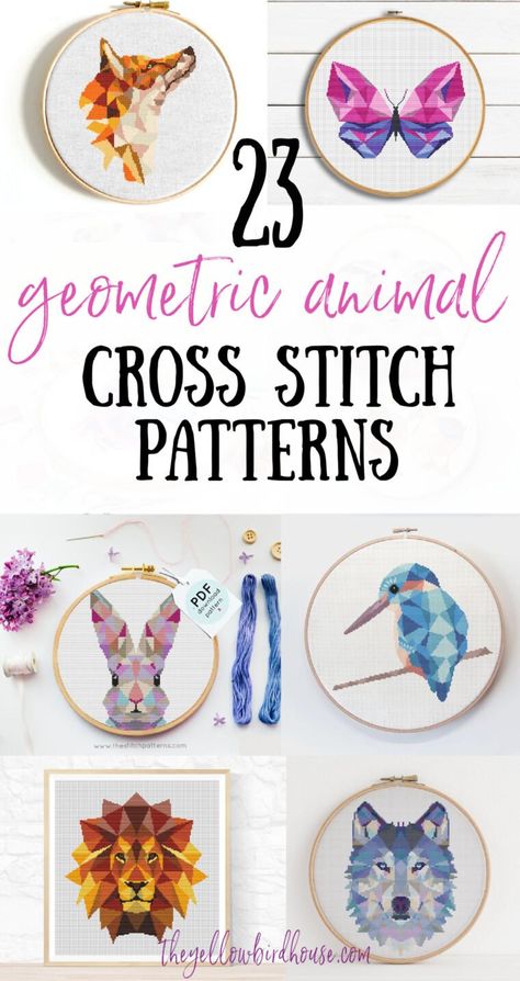 Geometric Animal Cross Stitch Patterns, Woodland Animal Cross Stitch, Cross Stitch Stitches Tutorials, Cross Stitch Patterns Geometric, Free Easy Cross Stitch Patterns, Sarcastic Cross Stitch Patterns Free, Unicorn Cross Stitch Pattern Free, Fun Cross Stitch Patterns, Easy Cross Stitch Patterns Free