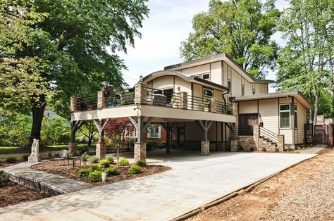 Deck Over Driveway, Deck Carport Combo, Deck Carport, Deck Above Carport, Carport Under Deck, Deck Over Carport, Carport Deck On Top, Carport With Deck On Top, Carport With Rooftop Deck