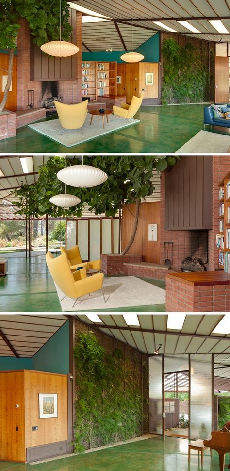 Walker House, Mid Century Furnishings, Midcentury Home, Mid Century Living, Mid Century Architecture, Mid Century Modern Interiors, Casa Container, Retro Interior, Vintage Interiors