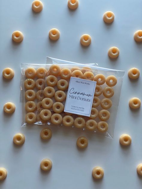 Donut Wax Melts, Mini Doughnuts, Food Shapes, Event Favors, Donut Shape, Wax Melters, Premium Food, Biodegradable Packaging, Mini Donuts