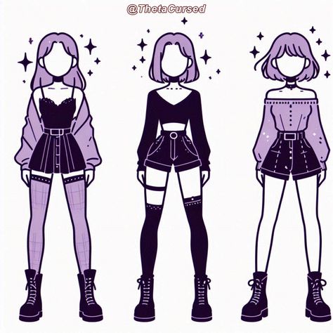 🎁 Exclusive designs here—tap link in bio! Put Your Oc In This Outfit Challenge, Female Outfits Ideas, Character Outfits Female, Draw Ur Oc In This Outfit, Fashion Drawing Sketches, Art Outfits, Clothing Design Sketches, Concept Clothing, Drawing Anime Clothes