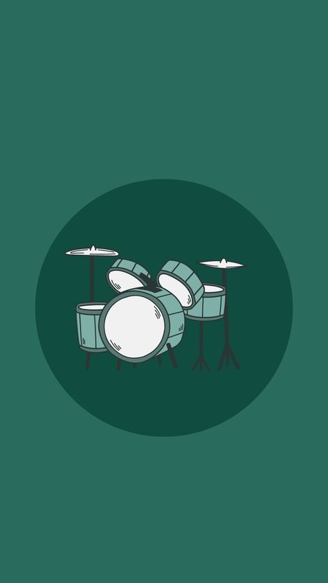 Drum Wallpaper, Drum Poster, Drums Wallpaper, Drums Logo, Looney Tunes Wallpaper, Music Stickers, Background Ideas, Pop Art Wallpaper, Wattpad Covers