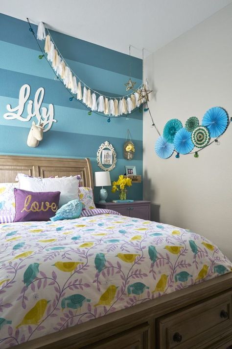 Teal Kids Room, Penelope Bedroom, Turquoise Girls Room, Girls Bedroom Teal, Kids Bedroom Themes, Blue Girls Rooms, Girls Blue Bedroom, Teal Rooms, Bedroom Theme