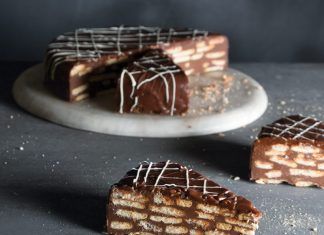 Chocolate Biscuit Cake Rich Tea Biscuits, Chocolate Biscuit Cake, Milk Chocolate Ganache, Ganache Recipe, Tea Biscuits, Melting White Chocolate, Best Bakery, British Baking, Gingerbread Cake