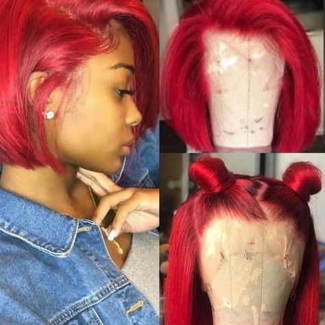 Short Red Bob, Mens Hair Extensions, Wig Business, Red Bob Hair, Hair Color Red, Diva Hair, Best Lace Front Wigs, Short Lace Front Wigs, Red Bob