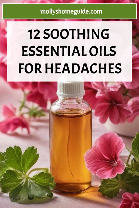 Discover the benefits of essential oils for headaches with this comprehensive guide. Whether you prefer a rollerball blend or diffusing in a room, find relief using oils like peppermint, lavender, and copaiba. Learn how Doterra and Young Living oils can help alleviate migraine symptoms naturally. Try applying a diluted mixture on your temples for quick relief or add them to your bath for a soothing experience. These versatile remedies are safe even for kids, making it easier to manage headaches Natural Remedies For Severe Headaches, Treat Headaches Naturally, Essential Oil Headache Relief, Essential Oil For Headaches, Oils For Headaches, Headache Relief Essential Oils, Helichrysum Essential Oil, Benefits Of Essential Oils, Basil Essential Oil