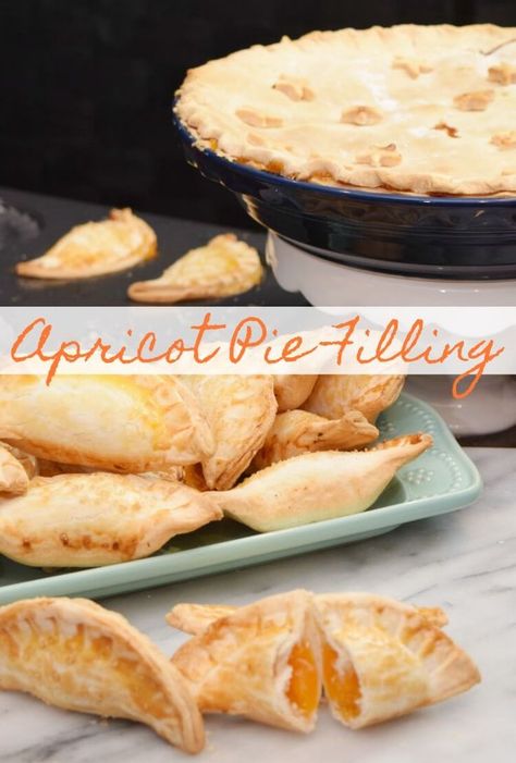 Apricot Pie Filling, Apricot Hand Pies, Apricot Filling Recipe, Apricot Cobbler Recipes, Apricots Recipes, Apricot Pie, Apricot Tea, Apricot Recipes, Peach Pie Filling