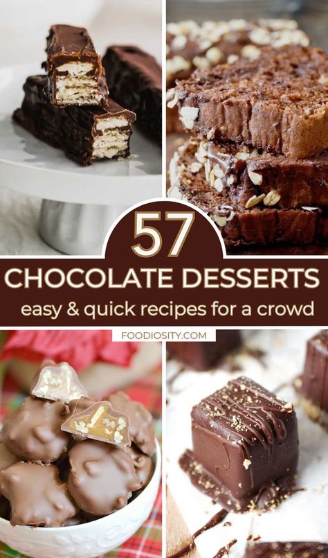 Chocolate Dessert Ideas, Easy Quick Recipes, Chocolate Covered Cheesecake, Chocolate Covered Graham Crackers, Cakes And Pies, Boozy Chocolate, Recipes For A Crowd, Coconut Cream Pie Recipes, Decadent Chocolate Desserts