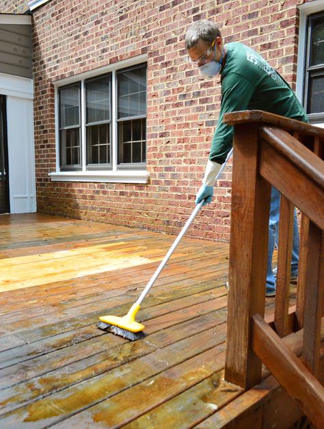 | Stripping Paint From Wood Deck, Deck Painting, Deck Refinishing, Yard Transformation, Deck Staining, Clean Hacks, Deck Restoration, Deck Cleaning, Deck Remodel