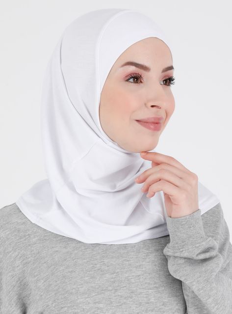 White - Sports Bonnet Muslimah Outfit, Hijab Niqab, Niqab, Muslim Fashion, Sports, White, Quick Saves