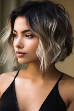 Lori Harvey's Bob Haircut Is Effortlessly Chic Colour Melt Hair Blonde, Color Melting Hair, Hip Hair, Edgy Hair Color, Easy Braided Hairstyles, Ball Hairstyles, Choppy Bob, Choppy Bob Hairstyles, Silver Hair Color