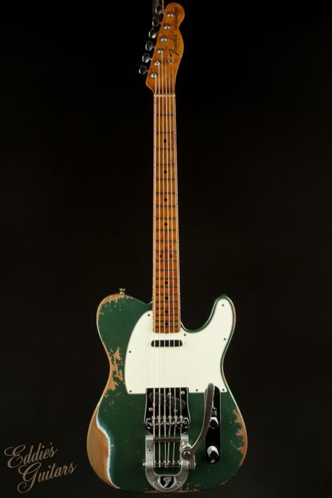 Telecaster Relic, Oz Series, Telecaster Body, Birdseye Maple, Fender Custom Shop, Fender Telecaster, Limited Edition, Guitar, Green