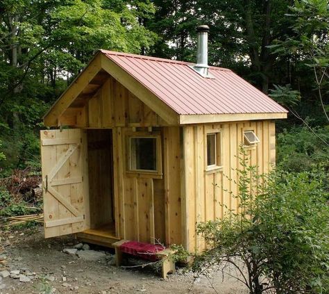 Outdoor Sauna Designs | Outdoor Wood-Burning Sauna Wood Burning Sauna, Mobile Sauna, Building A Sauna, Wood Sauna, Sauna Diy, Sauna House, Dry Sauna, Hot Tubs Saunas, Sauna Design