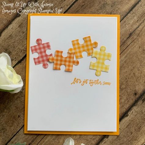 Lisa Birthday, Paint Chip Cards, Puzzle Piece Crafts, Love You To Pieces, Paint Chip, Cards Birthday, Puzzle Piece, Birthday Cards Diy, Card Kits