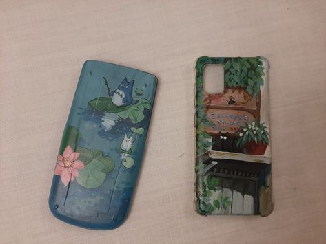 Studio Ghibli Phone Case, Ghibli Phone Case, Academic Overachiever, Calculator Painting, Studio Ghibli Films, Clear Phone Case Design, Case Studio, Random Drawings, Kiki Delivery