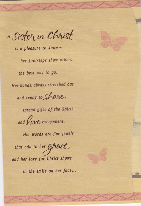 Christian Sister Quotes, Christian Birthday Wishes For Sister, Sister In Christ Quotes, Sisters In Christ Quotes, Sister Bible Verse, Womens Devotionals, Birthday Prayer For Friend, Birthday Blessings Christian, Prayers For Sister